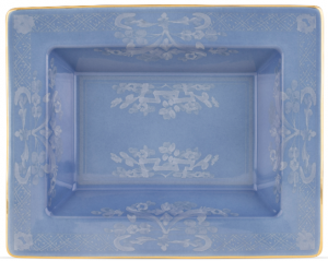 Ginori Oriente Italiano Pervinca Rectangular Tray / Vide Poche